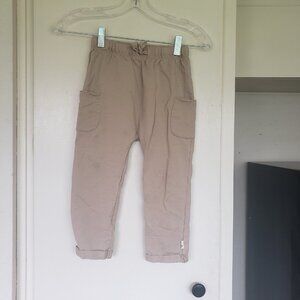 Burts Bees Tan Pants (goes well with Bunny Shirt) Size 4 T